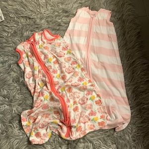 2 Burt Bees Sleep Sacks - Size Large